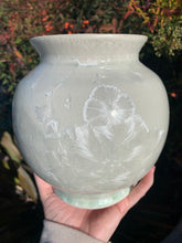 Load image into Gallery viewer, Crystalline Glazed Ceramic Vase Form