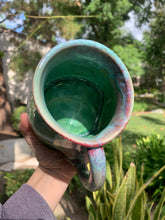 Load image into Gallery viewer, "Melted Mug" Large Crystalline Glazed Mug Desk Decor
