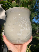Load image into Gallery viewer, Ceramic Plant Pot Handmade Crystalline Glazed Medium Planter