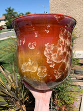 Load image into Gallery viewer, Ceramic Plant Pot Handmade Crystalline Glazed Extra Large Planter