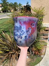 Load image into Gallery viewer, Ceramic Plant Pot Handmade Crystalline Glazed Extra Large Planter
