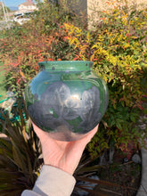 Load image into Gallery viewer, Crystalline Glazed Ceramic Vase Form