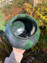 Load image into Gallery viewer, Crystalline Glazed Ceramic Vase Form