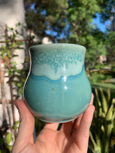 Load image into Gallery viewer, 'Jade' with 'Milk Froth' Rim Cortado or Double Espresso Cup