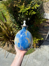 Load image into Gallery viewer, Ceramic Soap Dispenser Crystalline Glazed Handmade Soap Pump