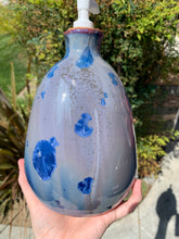 Load image into Gallery viewer, Ceramic Soap Dispenser Crystalline Glazed Handmade Soap Pump