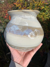 Load image into Gallery viewer, Crystalline Glazed Ceramic Vase Form