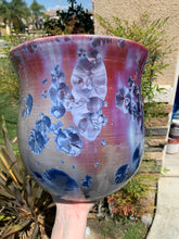 Load image into Gallery viewer, Ceramic Plant Pot Handmade Crystalline Glazed Extra Large Planter