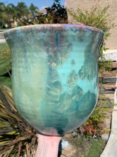 Load image into Gallery viewer, Ceramic Plant Pot Handmade Crystalline Glazed Extra Large Planter