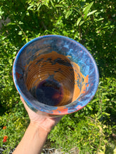 Load image into Gallery viewer, Kitchen Utensil Crock Crystalline Glazed Kitchen Utensil Holder Decor