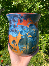 Load image into Gallery viewer, Kitchen Utensil Crock Crystalline Glazed Kitchen Utensil Holder Decor