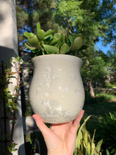Load image into Gallery viewer, Ceramic Plant Pot Handmade Crystalline Glazed Medium Planter