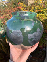 Load image into Gallery viewer, Crystalline Glazed Ceramic Vase Form