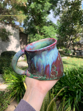 Load image into Gallery viewer, "Melted Mug" Large Crystalline Glazed Mug Desk Decor