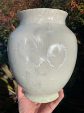 Load image into Gallery viewer, Crystalline Glazed Ceramic Vase Form