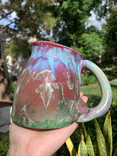 Load image into Gallery viewer, "Melted Mug" Large Crystalline Glazed Mug Desk Decor
