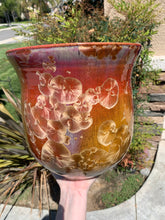 Load image into Gallery viewer, Ceramic Plant Pot Handmade Crystalline Glazed Extra Large Planter