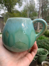 Load image into Gallery viewer, Tiny Ceramic Tea Cup Crystalline Glazed Small Coffee Mug