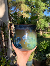Load image into Gallery viewer, Ceramic Plant Pot Handmade Crystalline Glazed Medium Planter