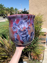 Load image into Gallery viewer, Ceramic Plant Pot Handmade Crystalline Glazed Extra Large Planter
