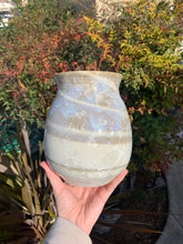 Load image into Gallery viewer, Crystalline Glazed Ceramic Vase Form