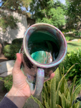 Load image into Gallery viewer, "Melted Mug" Large Crystalline Glazed Mug Desk Decor