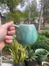 Load image into Gallery viewer, Tiny Ceramic Tea Cup Crystalline Glazed Small Coffee Mug