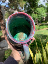 Load image into Gallery viewer, "Melted Mug" Large Crystalline Glazed Mug Desk Decor