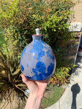 Load image into Gallery viewer, Ceramic Soap Dispenser Crystalline Glazed Handmade Soap Pump