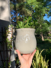 Load image into Gallery viewer, Ceramic Plant Pot Handmade Crystalline Glazed Medium Planter