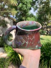 Load image into Gallery viewer, "Melted Mug" Large Crystalline Glazed Mug Desk Decor