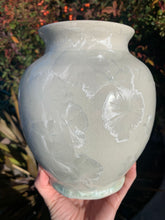 Load image into Gallery viewer, Crystalline Glazed Ceramic Vase Form