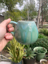 Load image into Gallery viewer, Tiny Ceramic Tea Cup Crystalline Glazed Small Coffee Mug