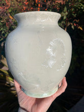 Load image into Gallery viewer, Crystalline Glazed Ceramic Vase Form