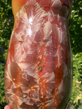 Load image into Gallery viewer, DISCOUNTED Ceramic Vase Crystalline Glazed Bottle Form