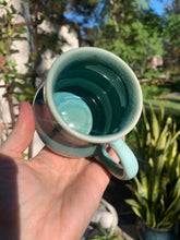 Load image into Gallery viewer, 'Jade' with 'Milk Froth' Rim Cortado or Double Espresso Cup