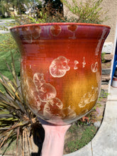 Load image into Gallery viewer, Ceramic Plant Pot Handmade Crystalline Glazed Extra Large Planter