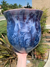 Load image into Gallery viewer, Ceramic Plant Pot Handmade Crystalline Glazed Extra Large Planter