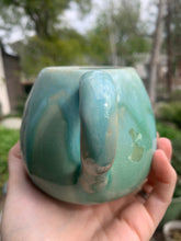 Load image into Gallery viewer, Tiny Ceramic Tea Cup Crystalline Glazed Small Coffee Mug