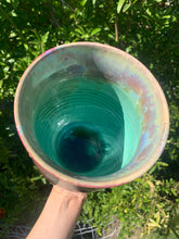 Load image into Gallery viewer, Kitchen Utensil Crock Crystalline Glazed Kitchen Utensil Holder Decor