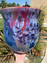 Load image into Gallery viewer, Ceramic Plant Pot Handmade Crystalline Glazed Extra Large Planter