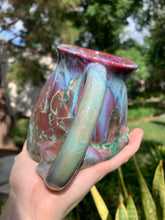 Load image into Gallery viewer, "Melted Mug" Large Crystalline Glazed Mug Desk Decor