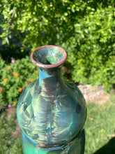 Load image into Gallery viewer, Ceramic Vase Crystalline Glazed Bottle Form