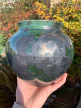 Load image into Gallery viewer, Crystalline Glazed Ceramic Vase Form