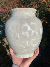 Load image into Gallery viewer, Crystalline Glazed Ceramic Vase Form