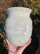 Load image into Gallery viewer, Crystalline Glazed Ceramic Vase Form