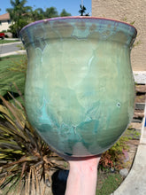 Load image into Gallery viewer, Ceramic Plant Pot Handmade Crystalline Glazed Extra Large Planter