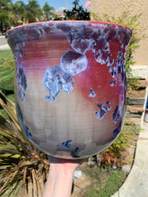 Load image into Gallery viewer, Ceramic Plant Pot Handmade Crystalline Glazed Extra Large Planter