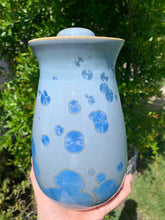 Load image into Gallery viewer, Crystalline Pottery Decorative Jar or Vase with Lid
