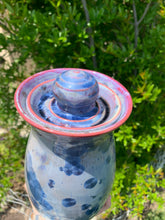 Load image into Gallery viewer, Crystalline Pottery Decorative Jar or Vase with Lid